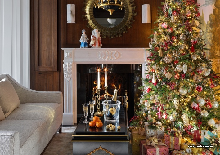 莫斯科彼得罗夫斯基林荫道经典风格三居室公寓设计丨俄罗斯莫斯科-15