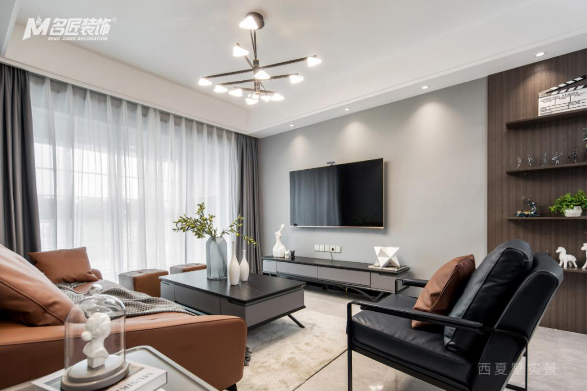 四口之家现代风装修案例-7