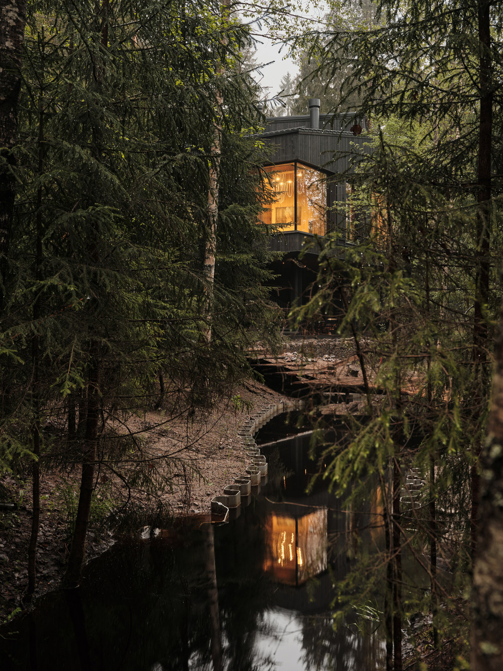 俄罗斯 Hill House 度假别墅丨Horomystudio-19