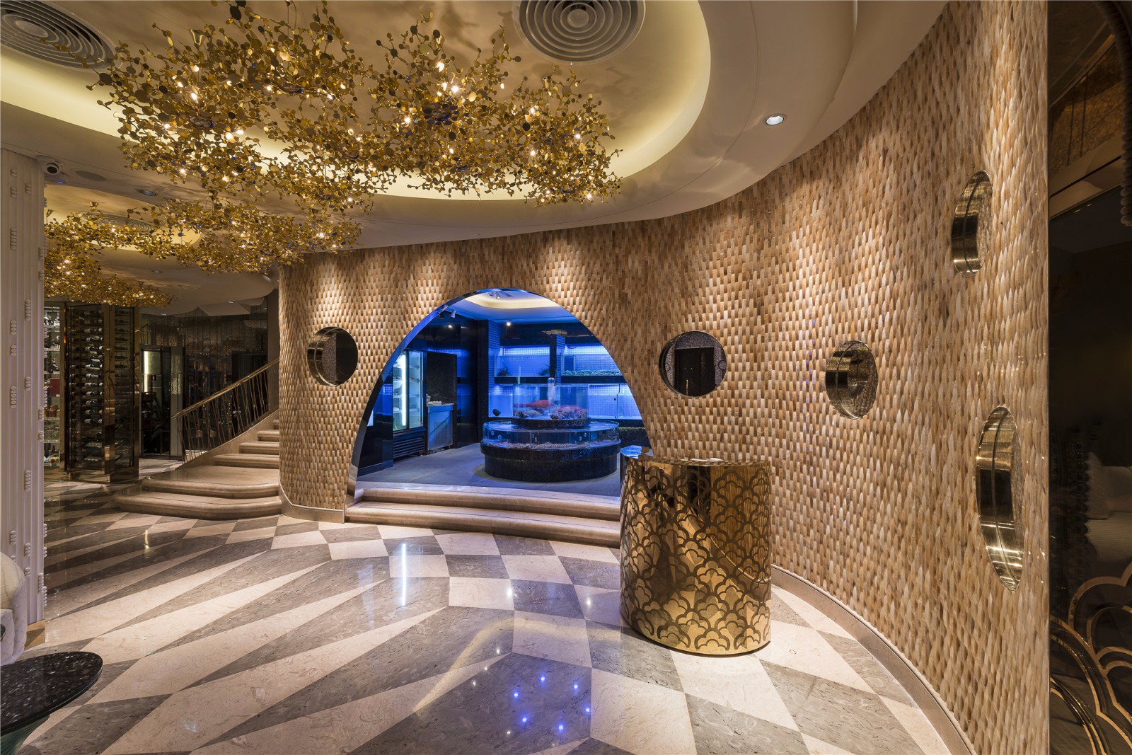 1500㎡金悦轩海鲜火锅酒家  OFA飞形设计-14