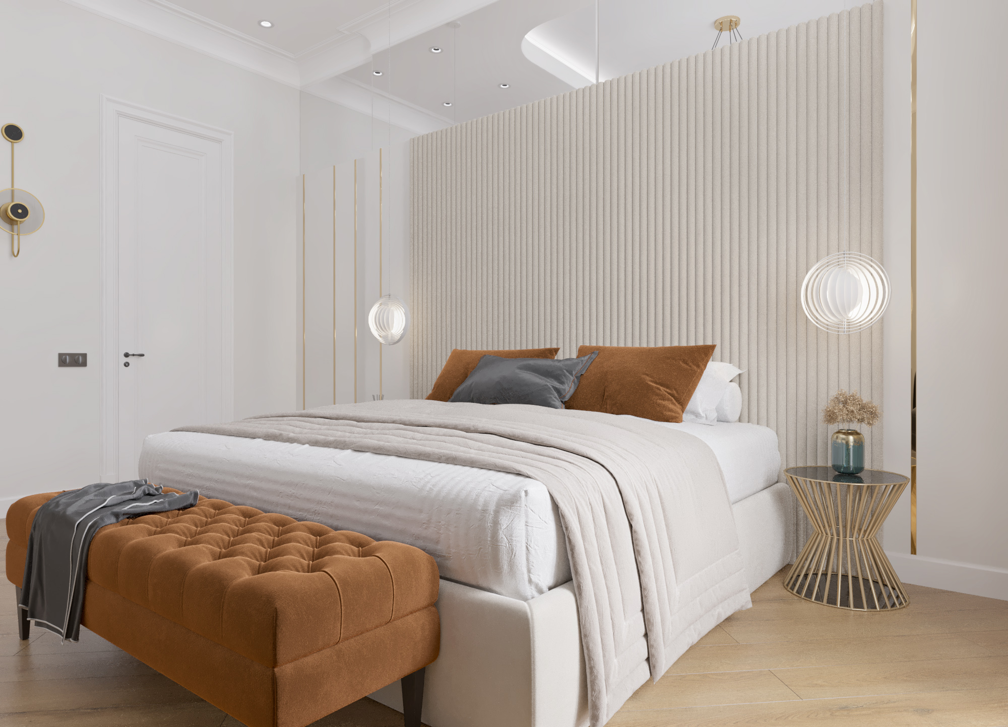 Design project of an apartment 100m2 complex Boulevard-16