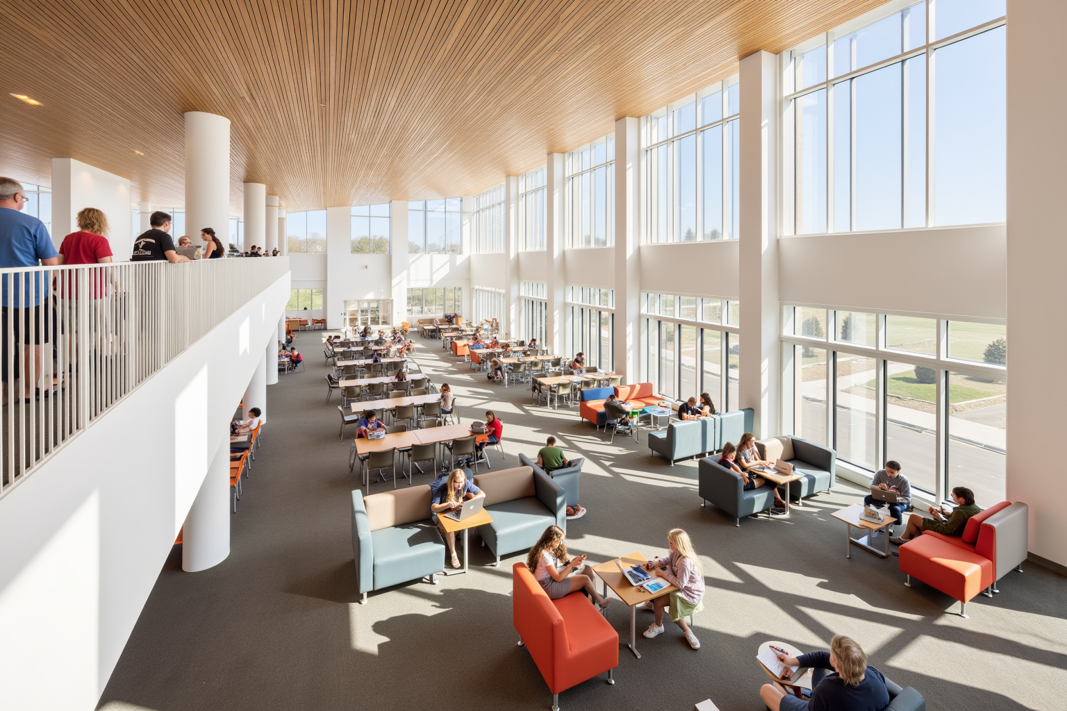 AI创意设计106-大学食堂餐厅-2