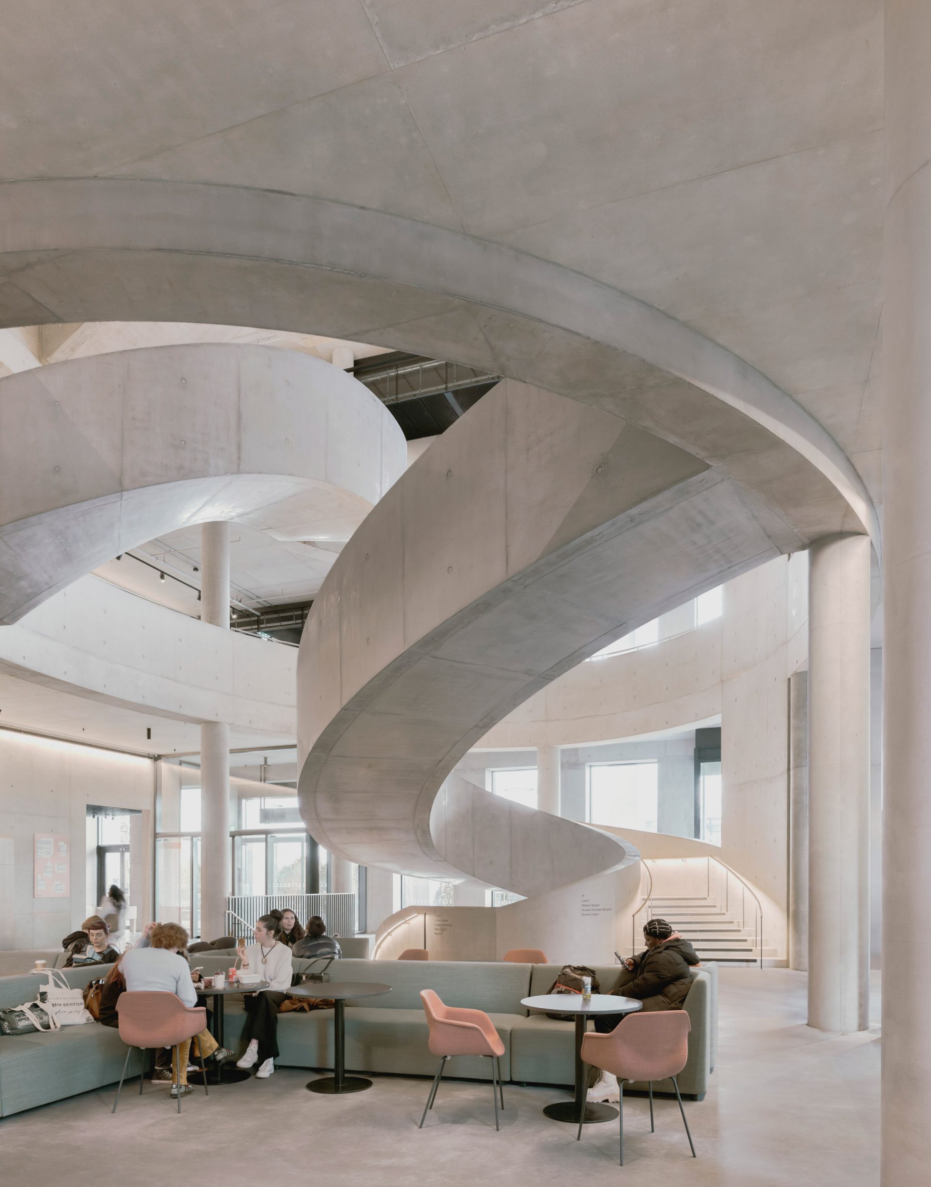 Allies and Morrison completes "21st-century factory" for London College of Fashion-17