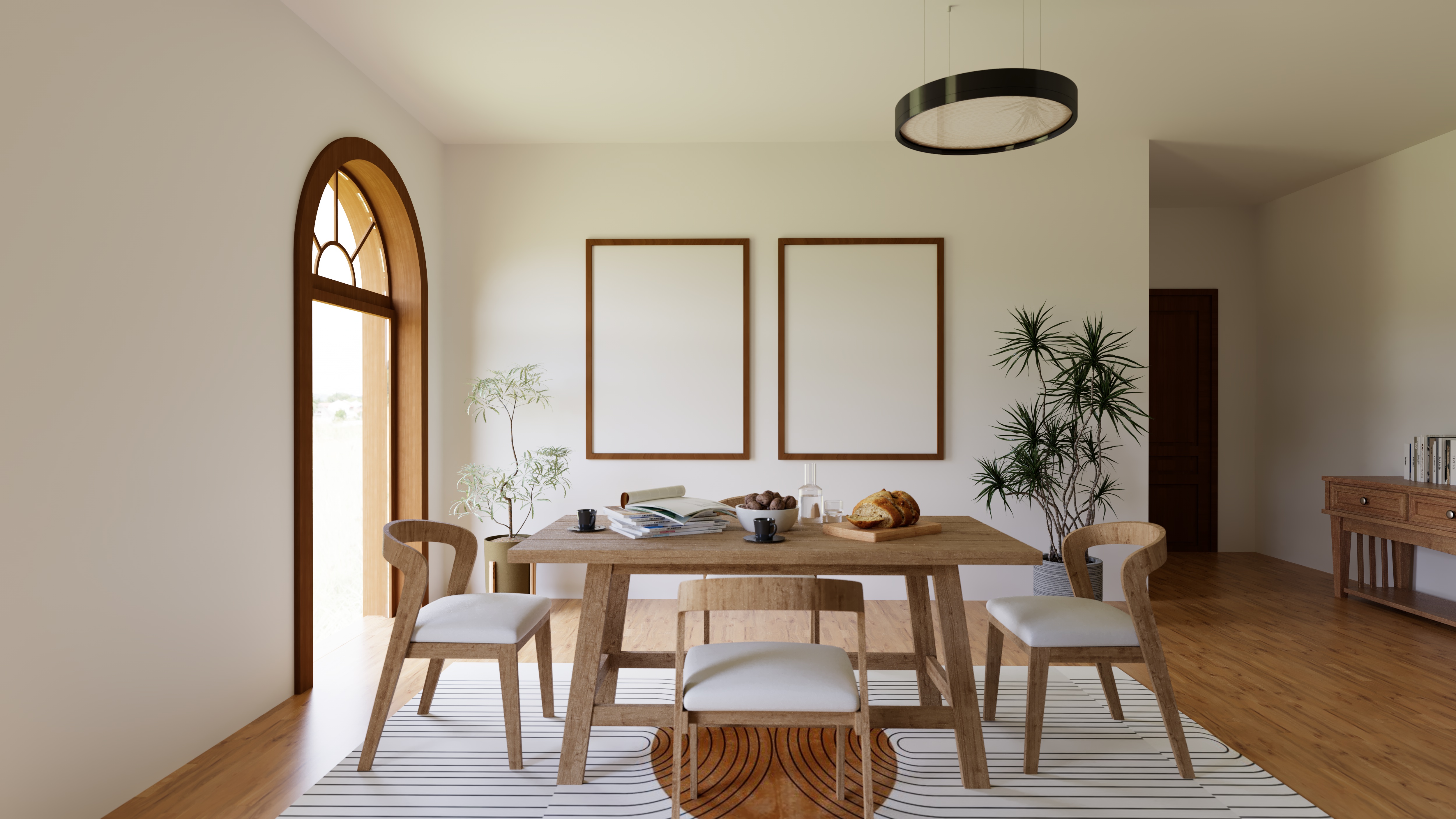 Empty frames for artwork display-0