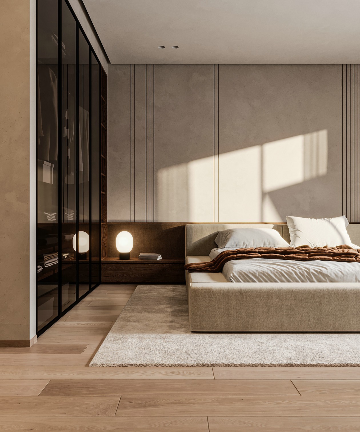 原木+高级灰  有温度的设计 舒适迷人-5