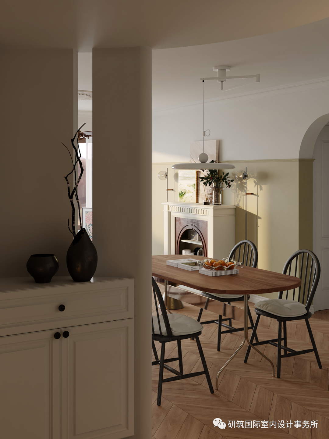 都市经典小区美式奶油风设计丨中国丰台丨研筑国际室内设计事务所-25