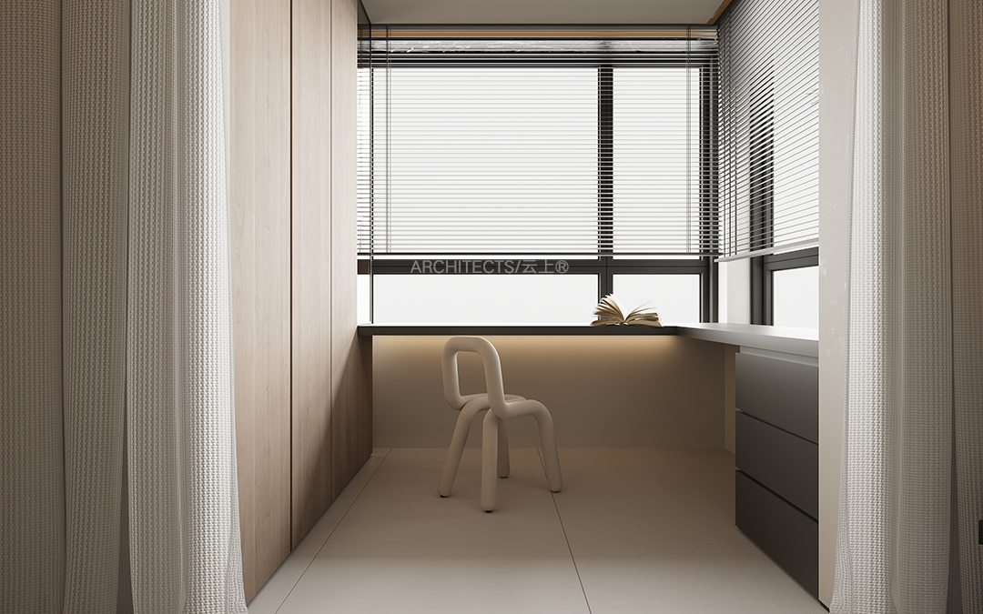 山东淄博森林城 185㎡现代简约风设计丨中国淄博丨云上译舍-14