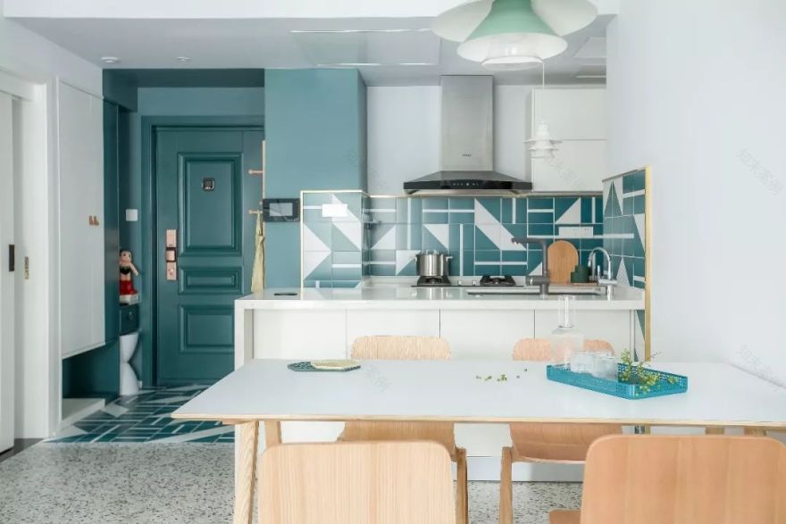 成都绿色摩登宅,三居改两居释放空间-92