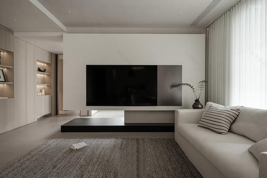 278㎡复式空间,超大阳台的轻禅意三代同堂之家 · 拾光悠然设计-25