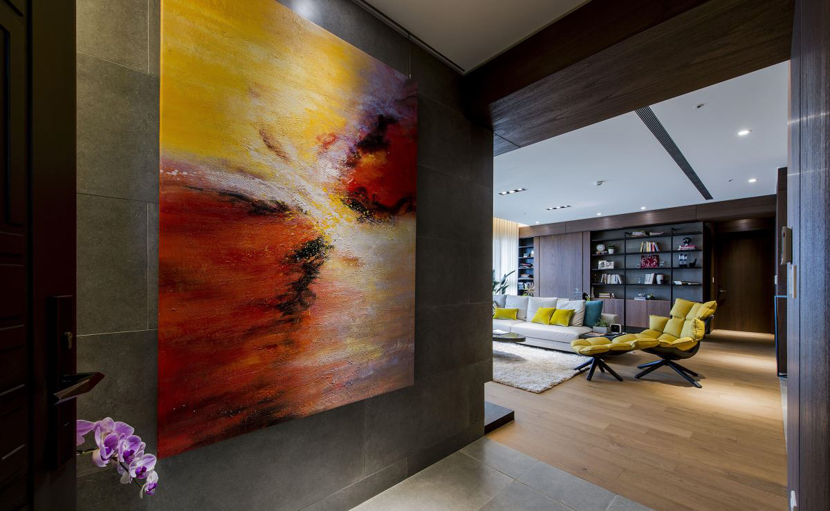 IS国际设计--35.8坪三房现代风-1