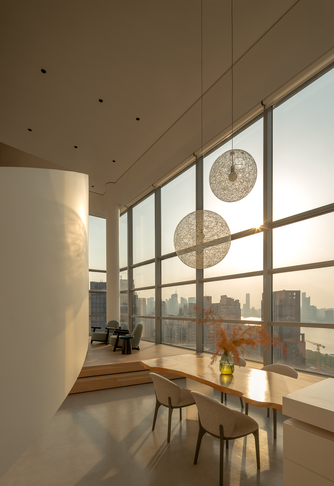 黄浦江边顶层复式丨中国黄浦丨木梵设计-21