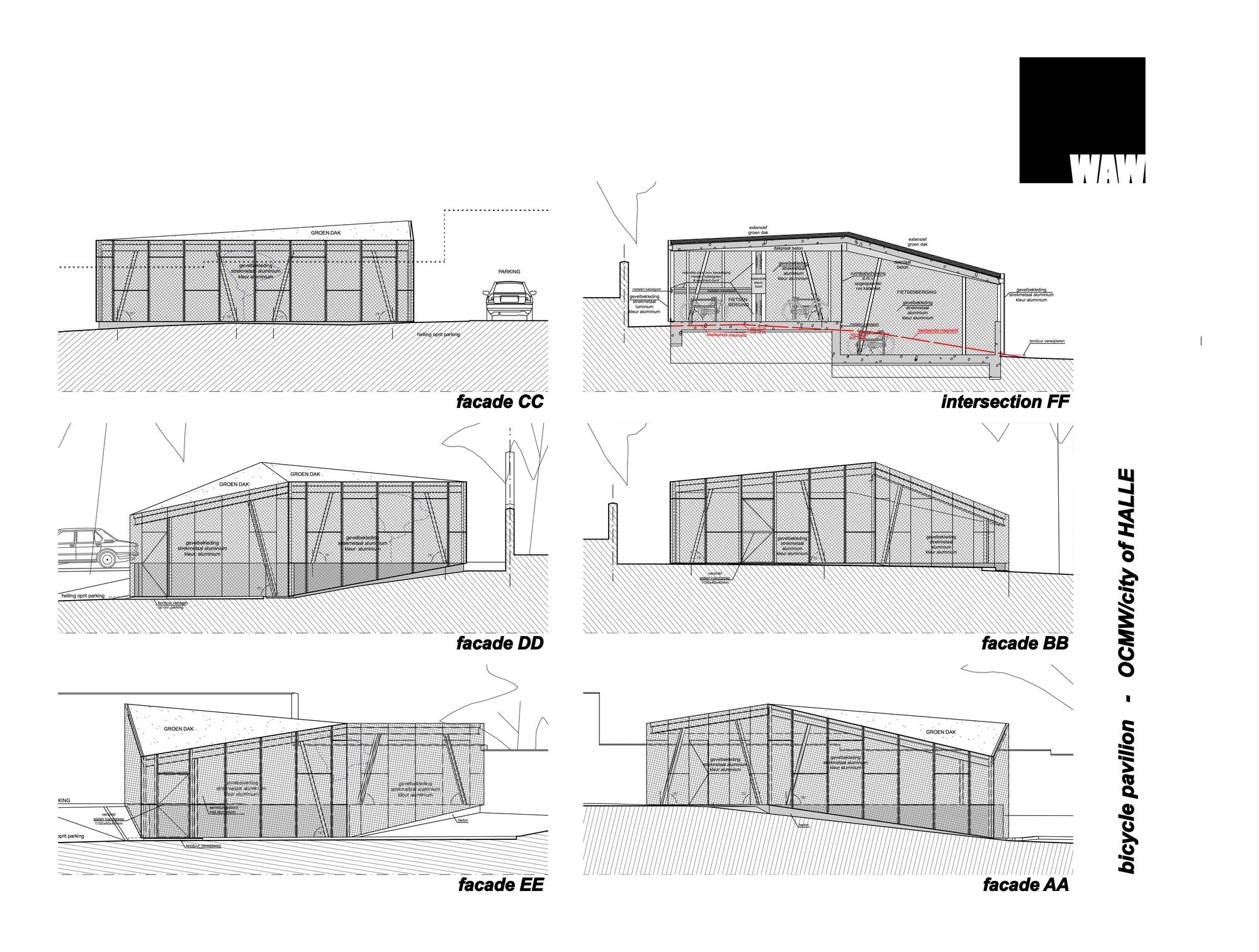 自行车馆丨比利时丨WAW architects-35