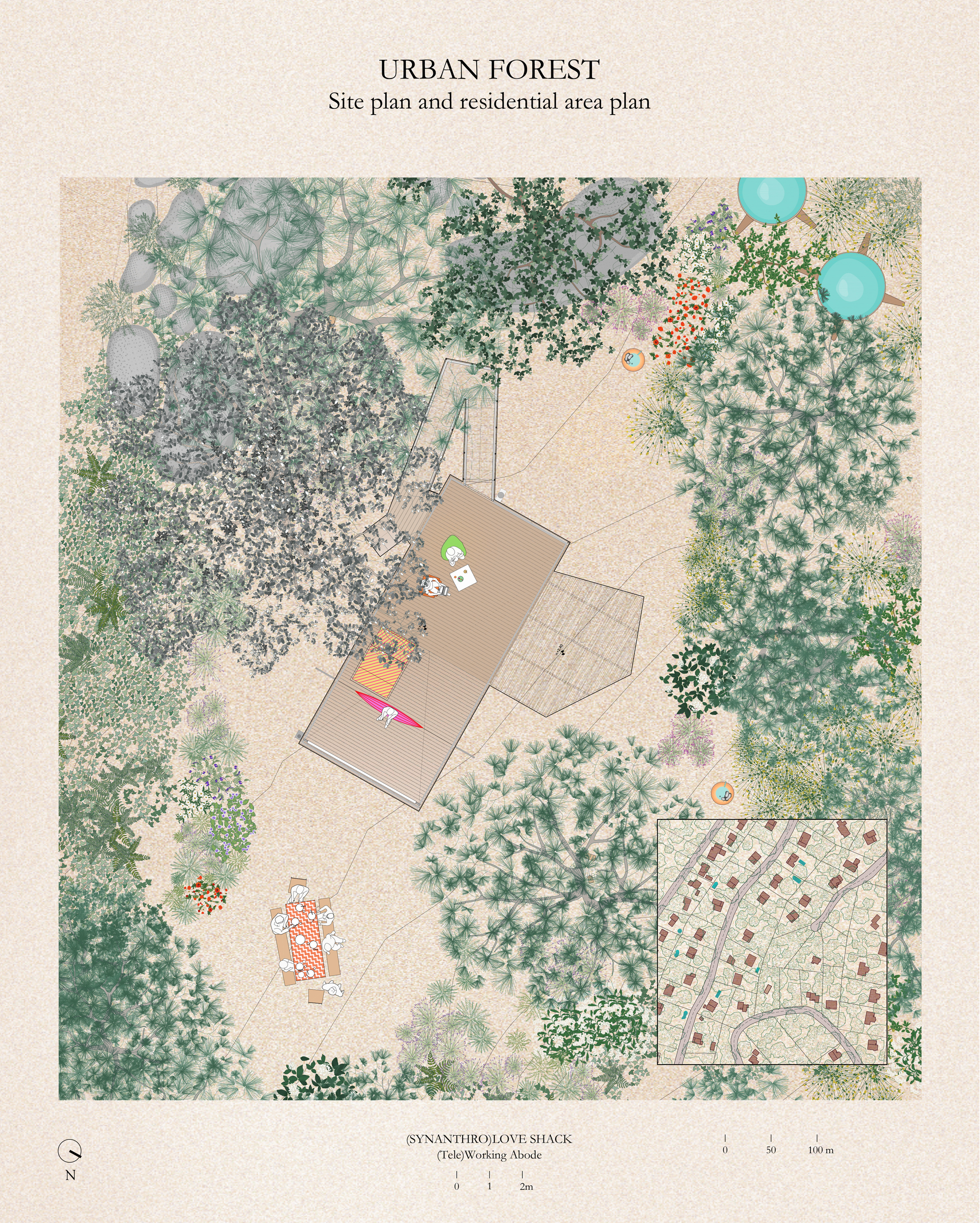 爱的小屋，（远程）工作住所丨西班牙马德里丨Husos Architects-16