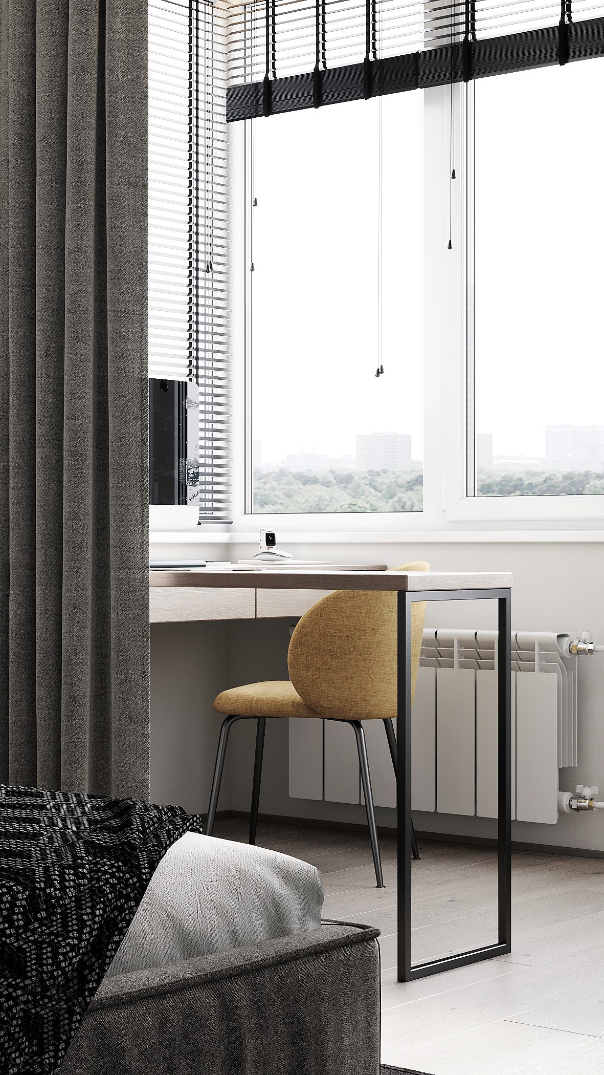 灰色系-极简风住宅设计-8