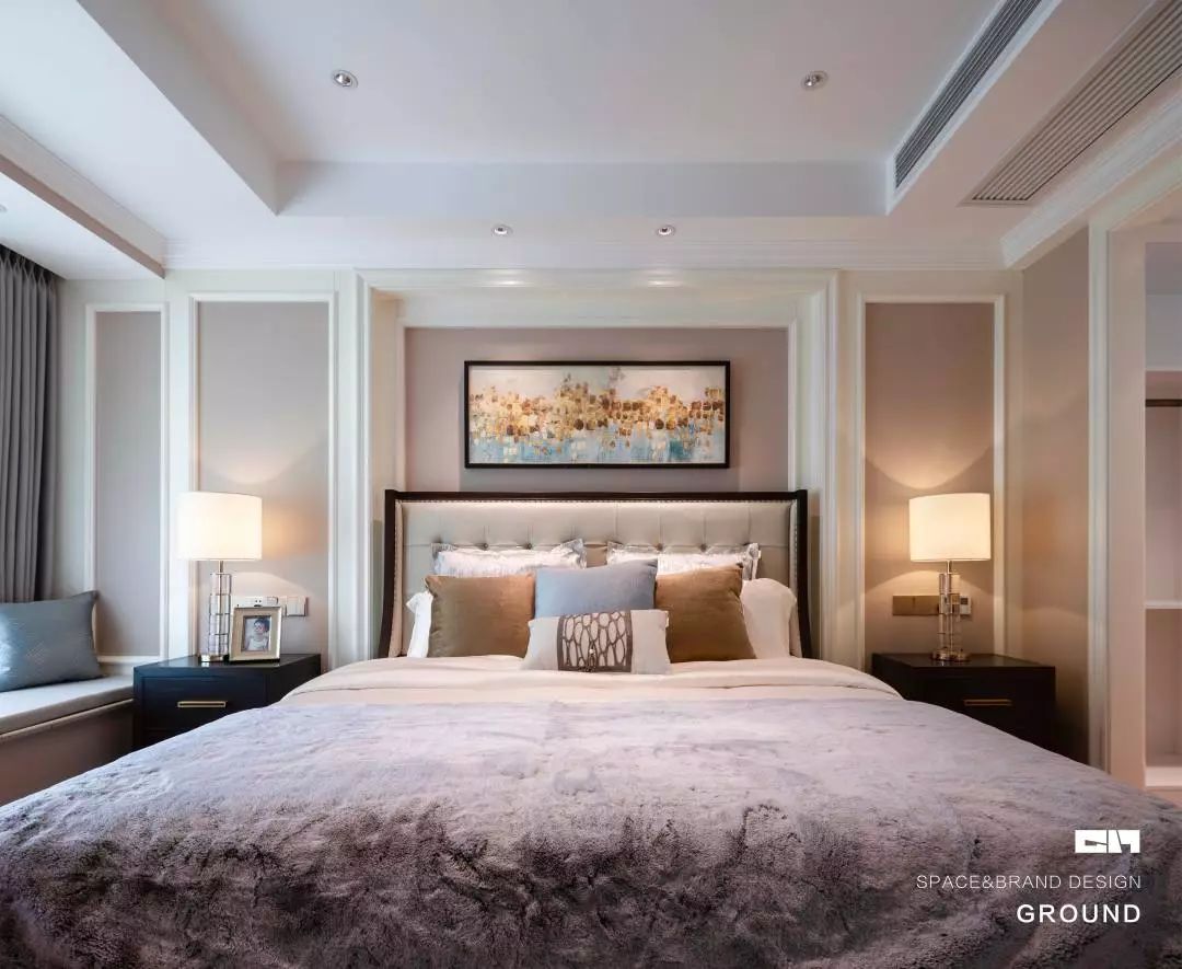 台州临海河头首府现代美式样板房解读-22