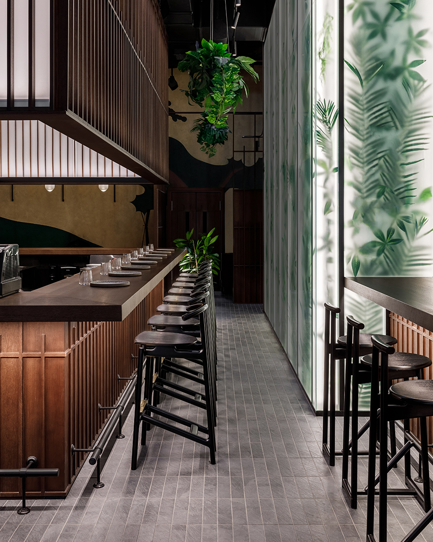 Ресторан японской кухни по проекту Arch(e)type в Москве-1