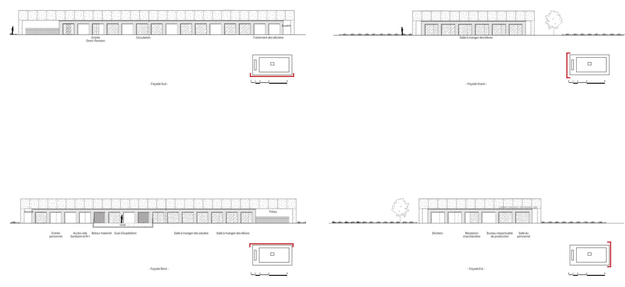 某学院中央厨房建设丨法国丨ATELIERS OS ARCHITECTES-63