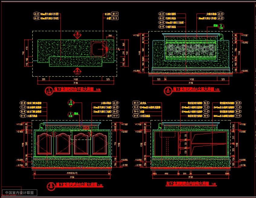 丰泰尚峰桃园地中海别墅施工图+效果图+软装方案PPT-2