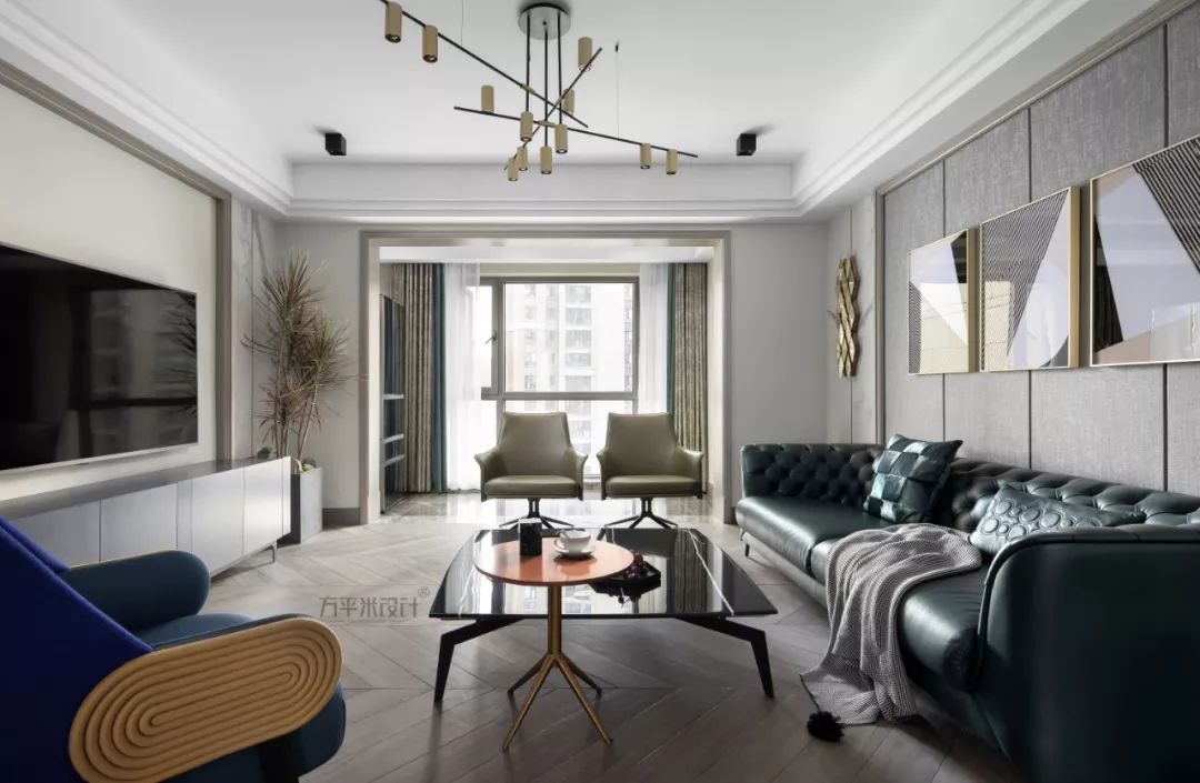 现代轻奢逐梦星尘,方平米设计温暖舒适空间-47