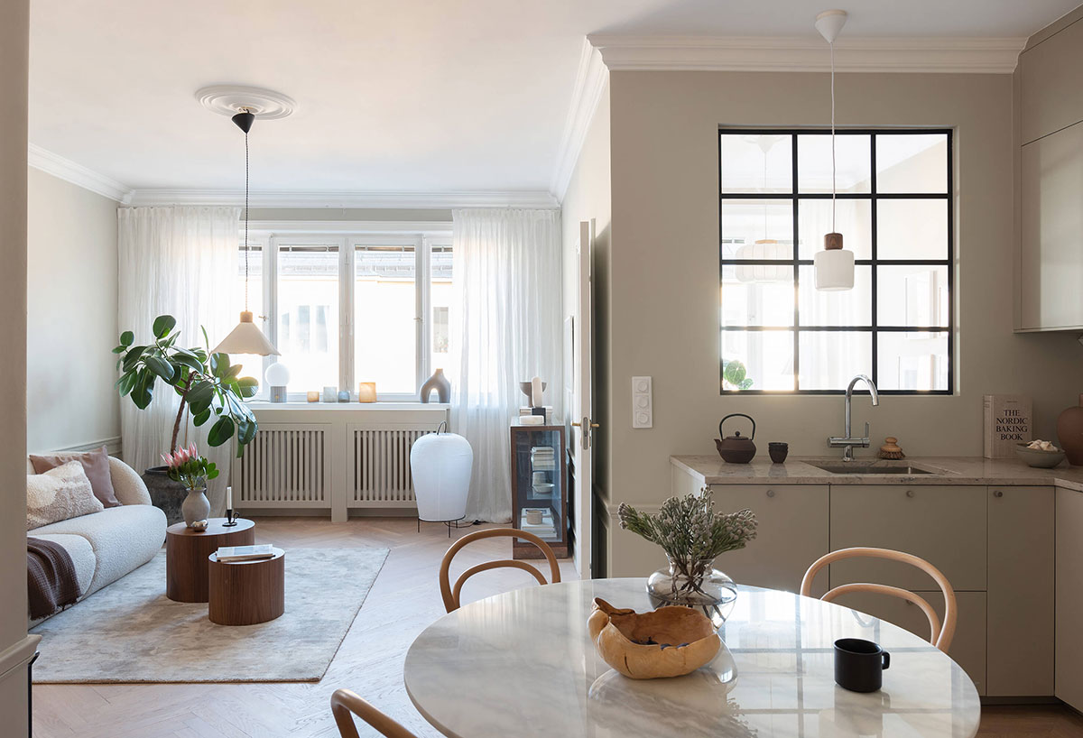 小却优雅且舒适:斯德哥尔摩的公寓-1