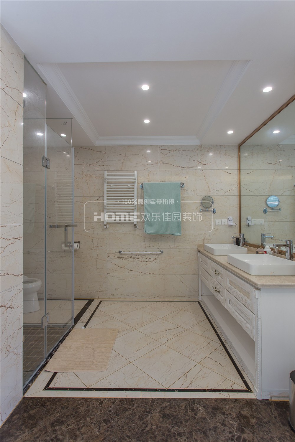 成都观城 220 平简约美式装修，家庭温馨空间设计-62