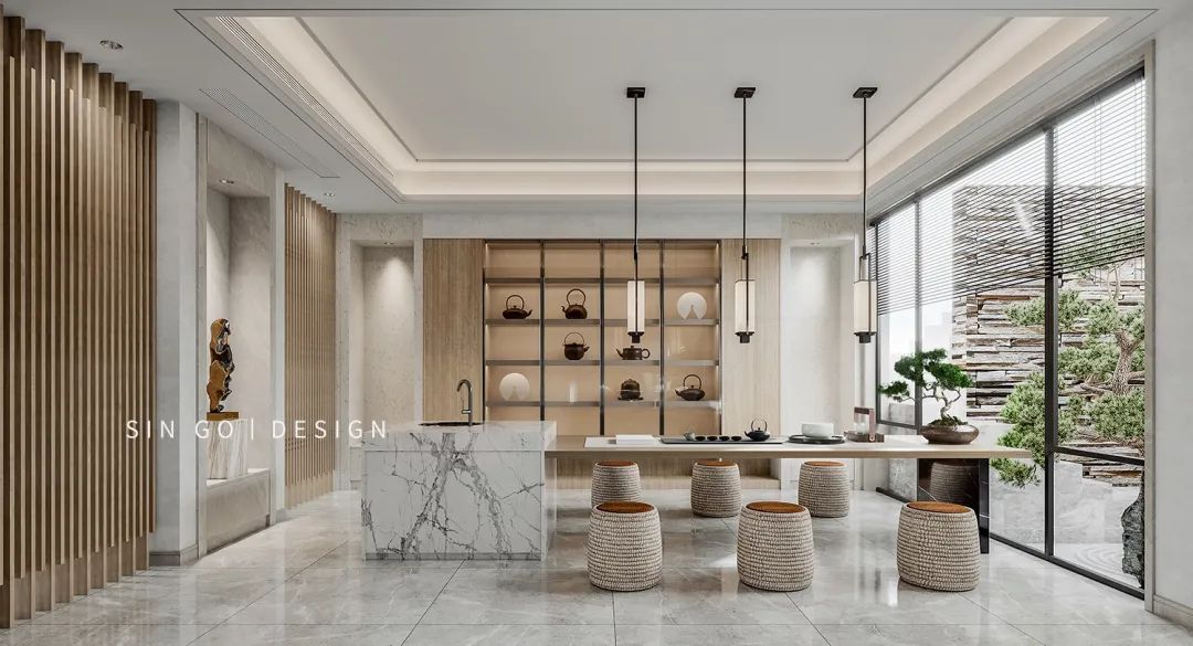 阳光下的现代中式别墅 · 500㎡长泰西郊设计案例解析丨中国上海丨温治国-15