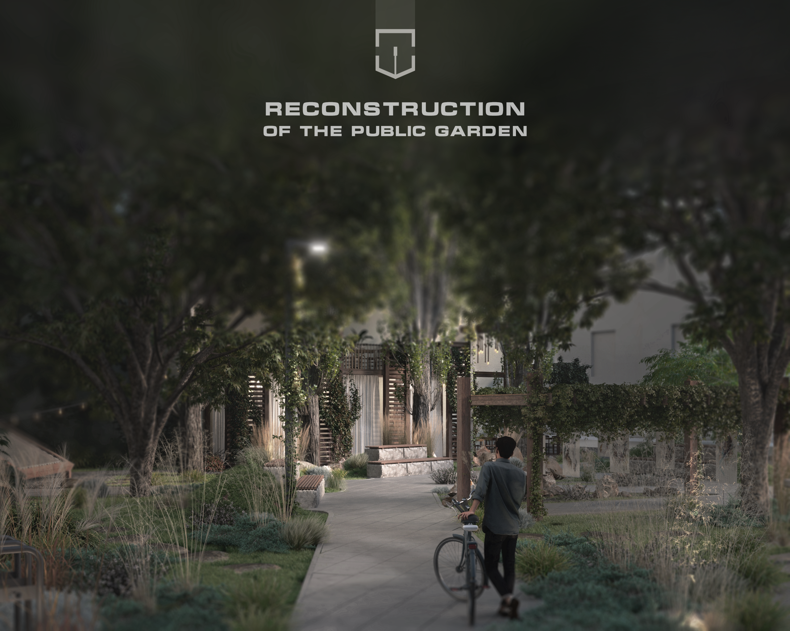 Reconstruction of the public garden-0