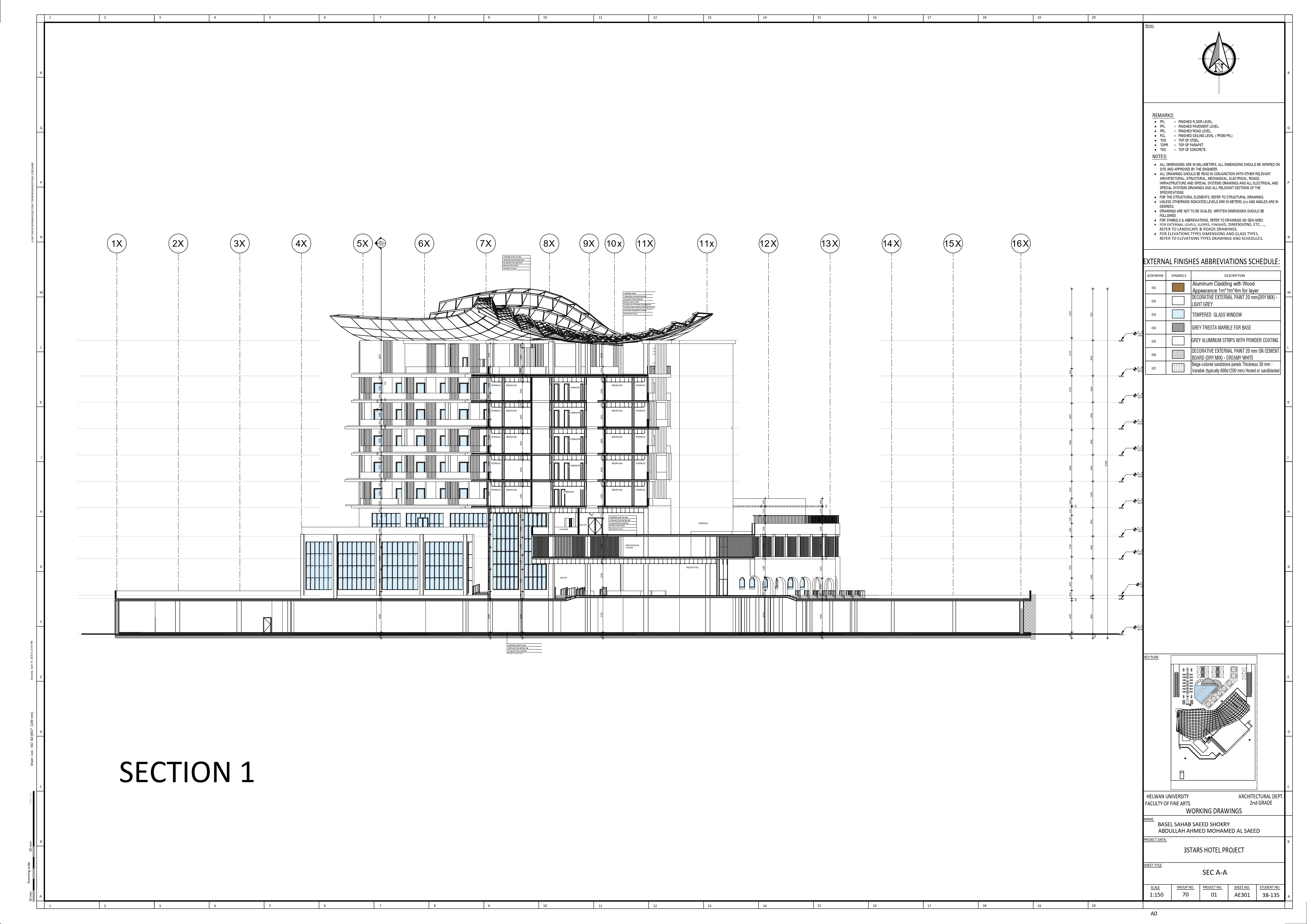 AquaVeil Hotel Working And Technical Insulation Drawing-14