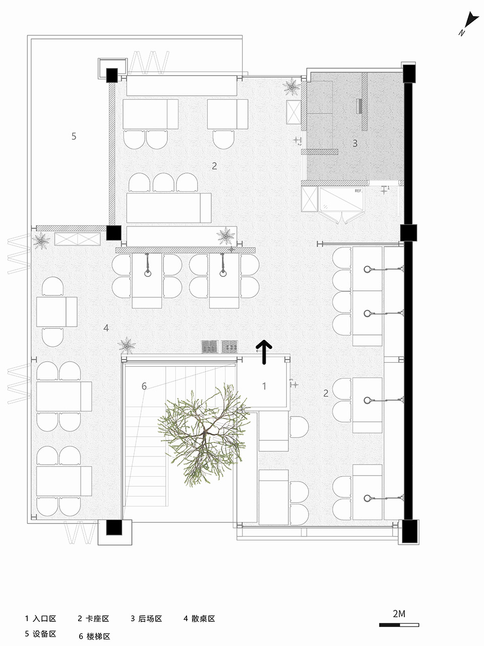 炙喜烧肉餐厅丨中国四川丨朴开⼗向设计事务所-116