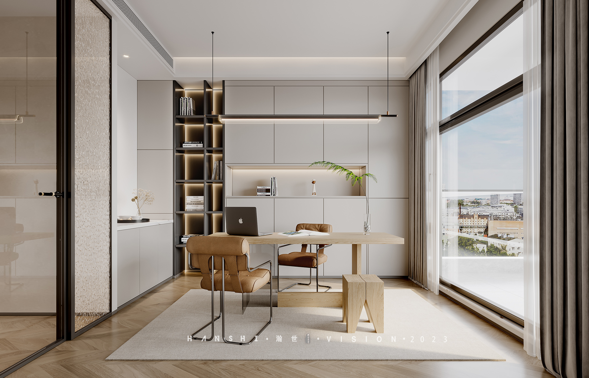 现代家装别墅一瀚世表现-3