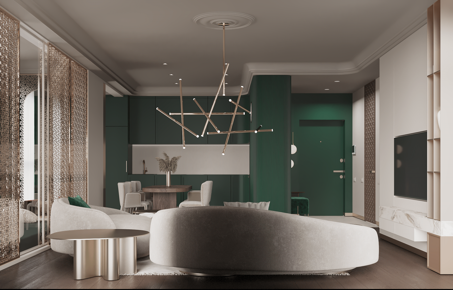 Architects residence apartment. Option 1-7