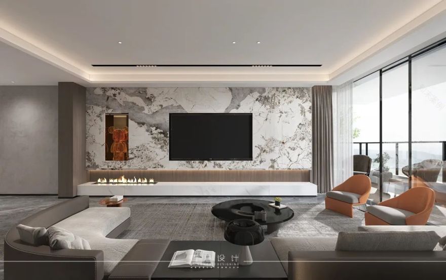 外滩一号丨青马别墅空间设计-44