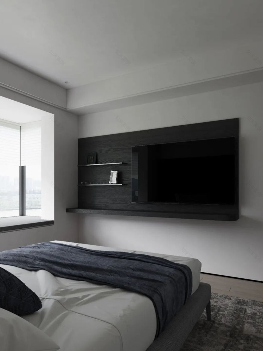 FANYUESTUDIO|江上印180㎡精装改造·现代意式黑奢婚房-53