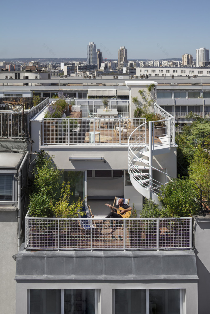 巴黎垂直住宅 Bergeyre House-27