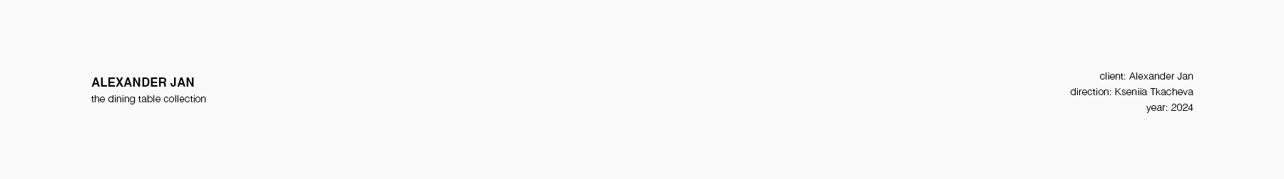 Alexander Jan table collection-0