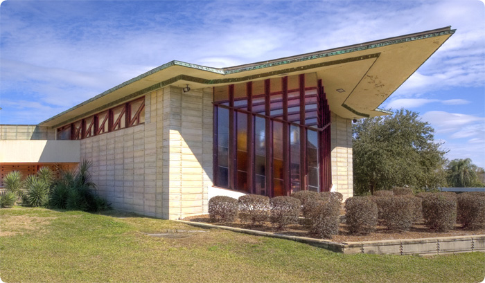 佛罗里达南方学院校园建筑丨美国丨弗兰克·劳埃德·赖特-33