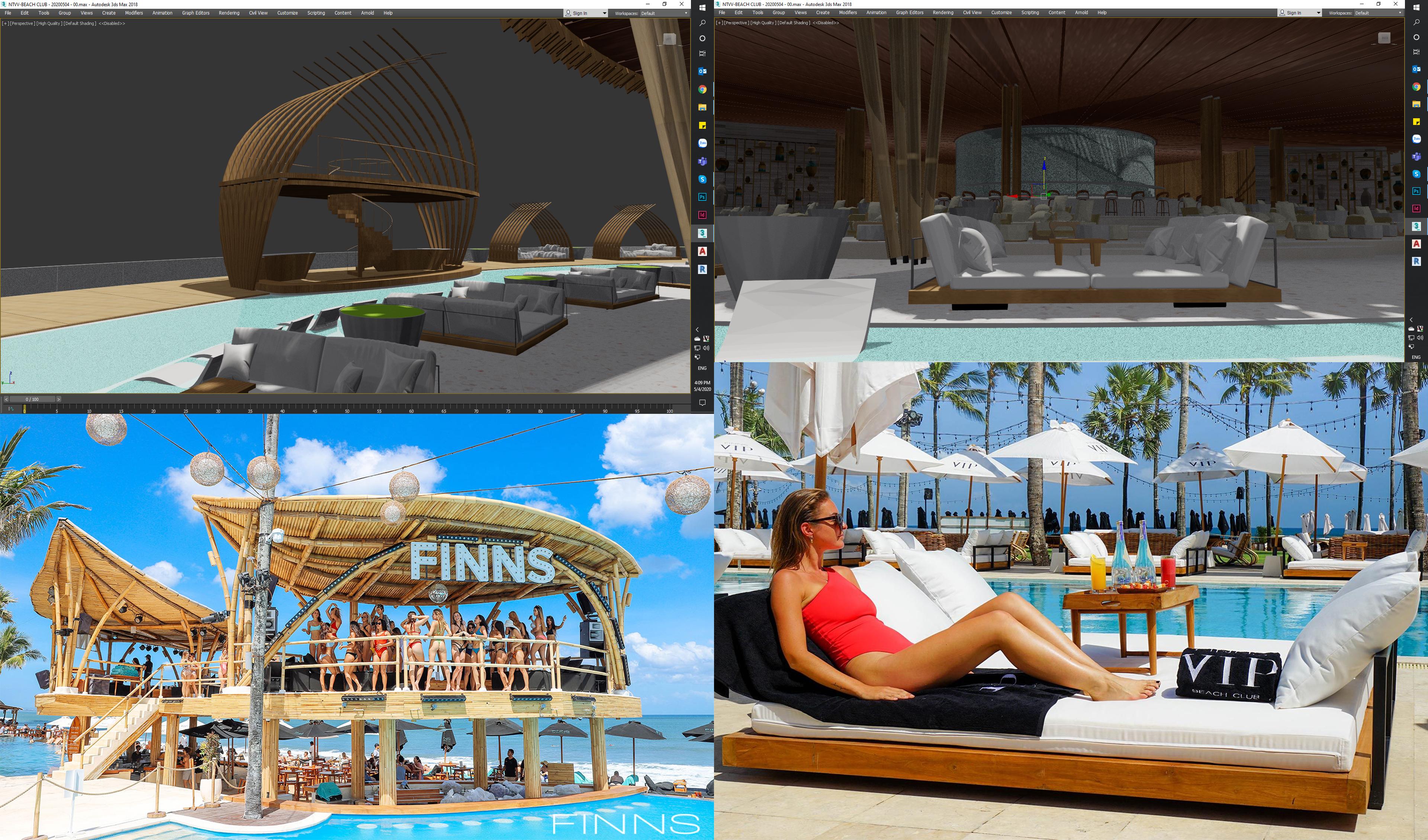 Beach club Vega City in Vietnam with NDA-22