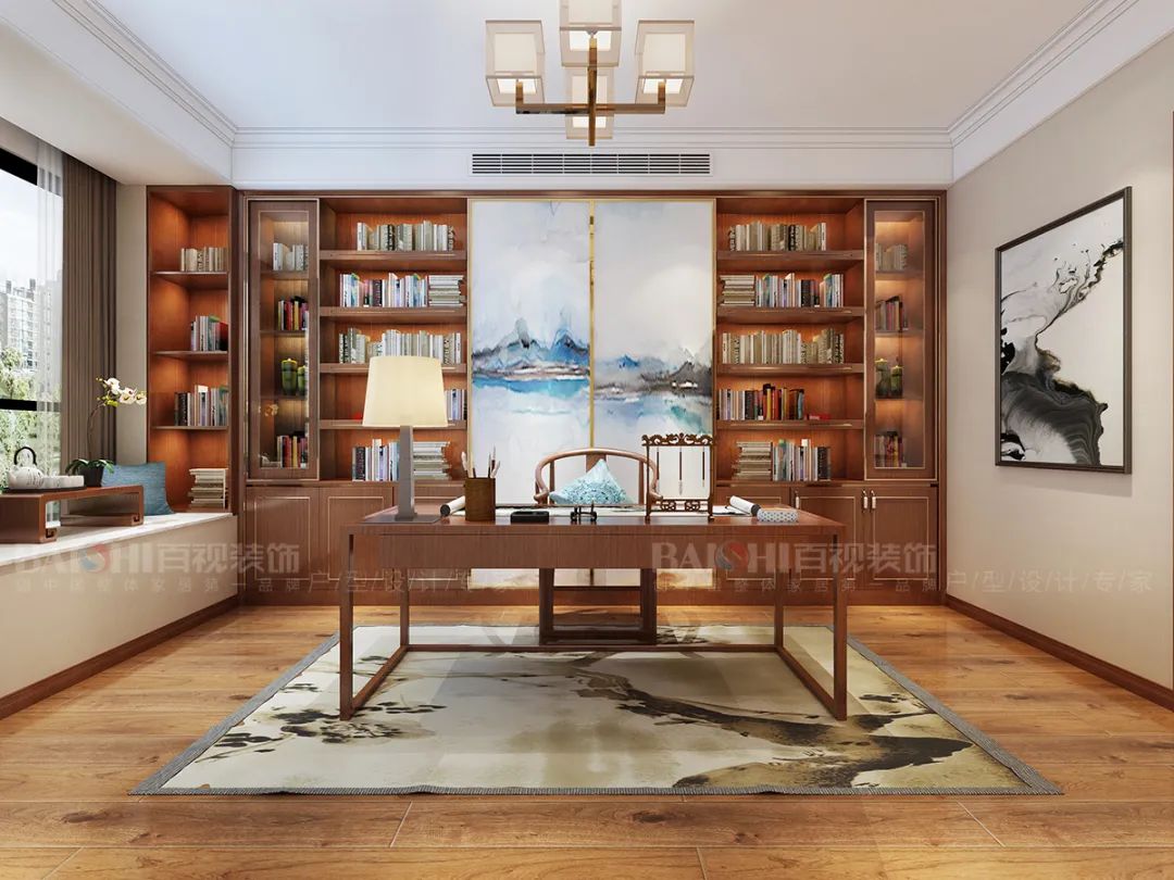 新中式风格设计案例赏析 | 东方美学与现代元素的完美融合-104