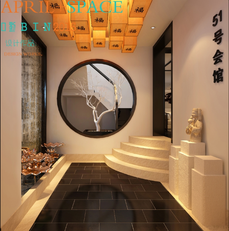 刘彬设计丨四月空间设计规划——忆江南-5