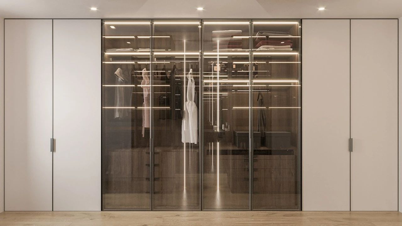 现代简洁的轻奢公寓-33