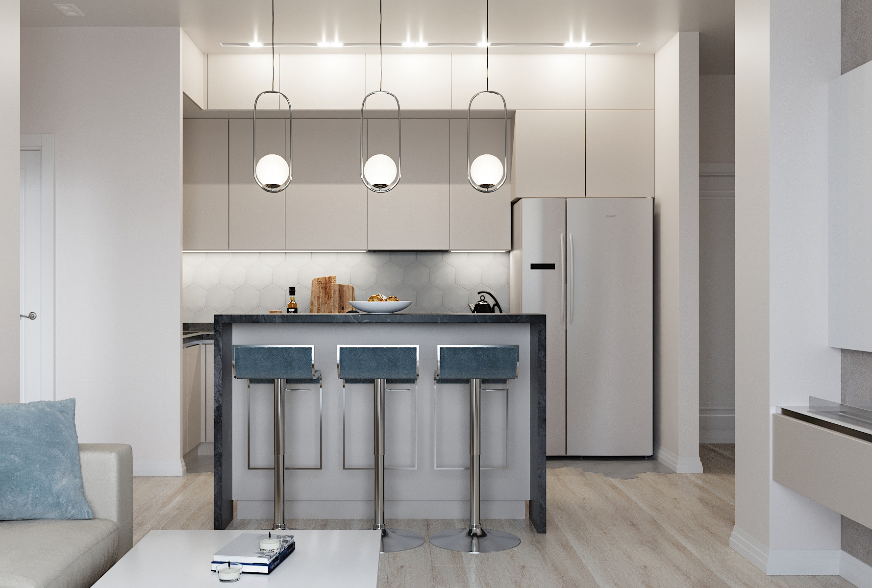 ЖК Ньютон公寓工作室室内设计丨俄罗斯车里雅宾斯克丨娜塔莉亚·布赫涅娃-24