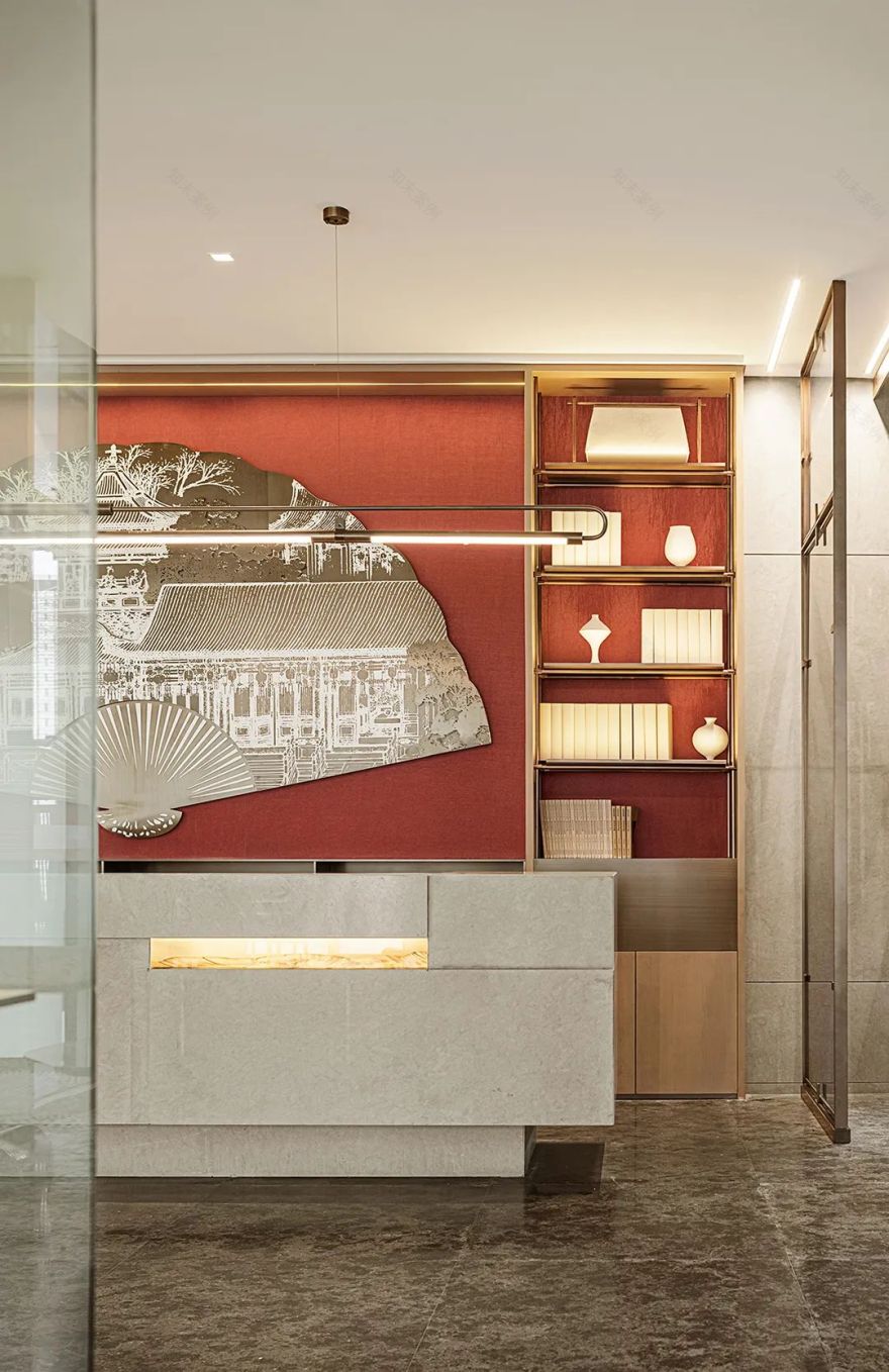 南京华侨城路劲南京山语隽府售楼处丨中国南京丨春山秋水设计-34