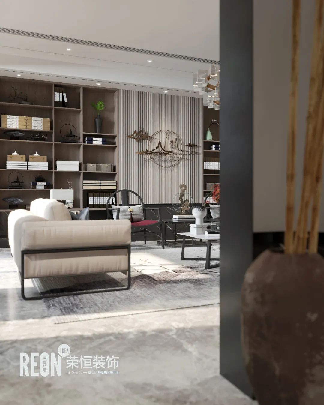 新黄浦花园 860㎡新中式风,演绎古风新魅力-23