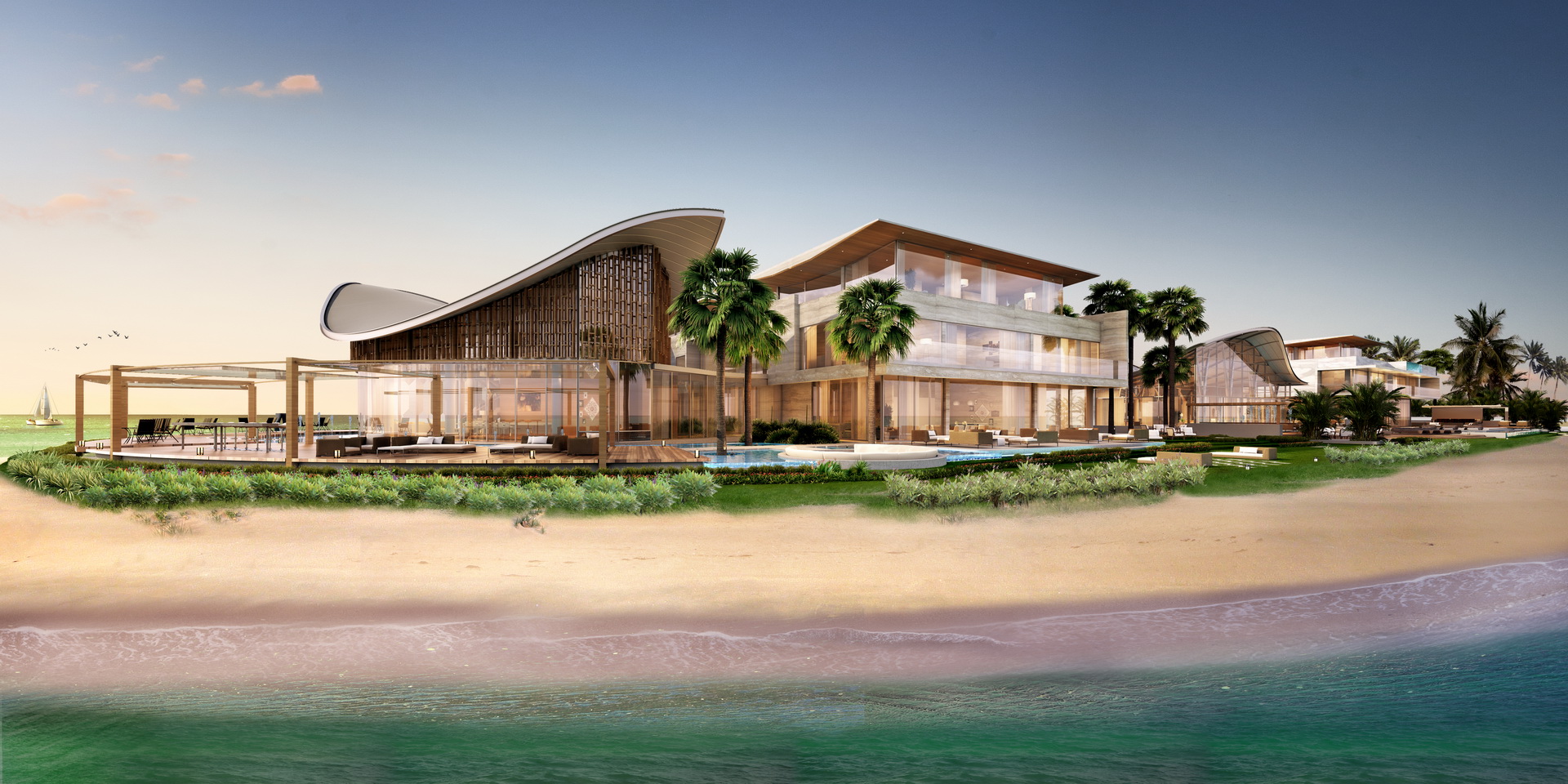 迪拜棕榈朱美拉社区别墅设计-4