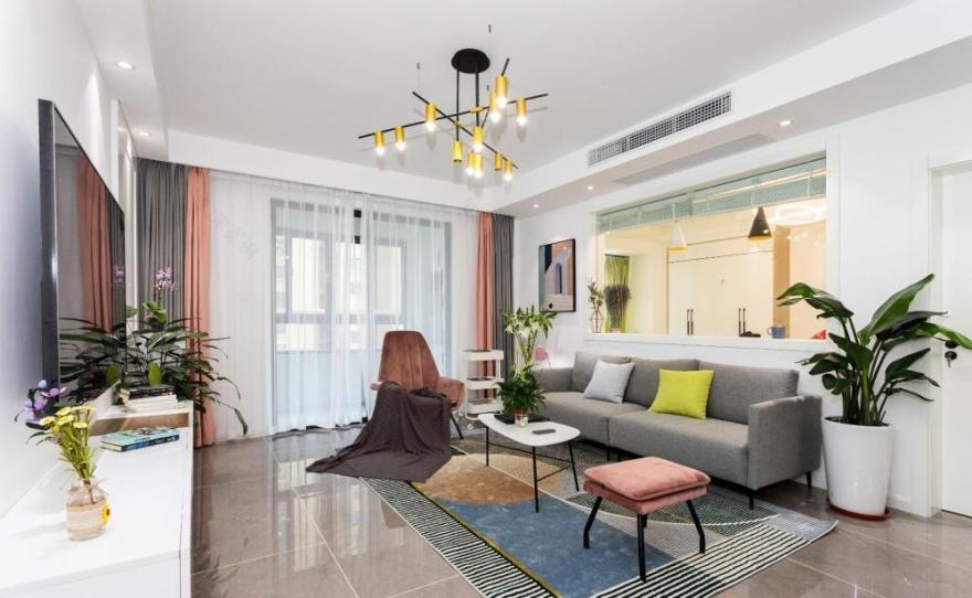 合肥 123 平米洋房室内设计案例,打造轻装修重装饰的理想家-0