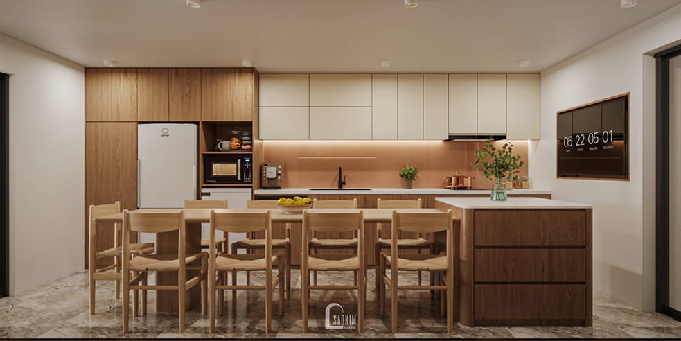 50m² 5 层Japandi风格联排别墅设计丨越南河内-13