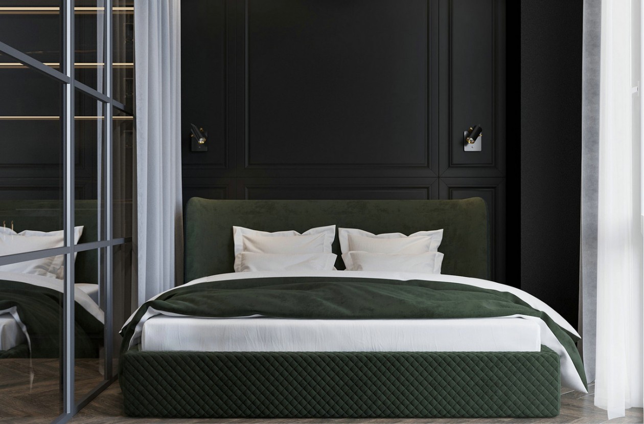 绿色系与高级黑的理性空间-4