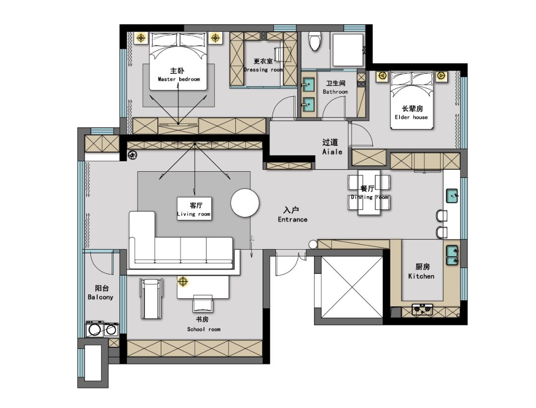 亚町设计 | 现代风格私宅定制，细水流长的生活一任自然-18