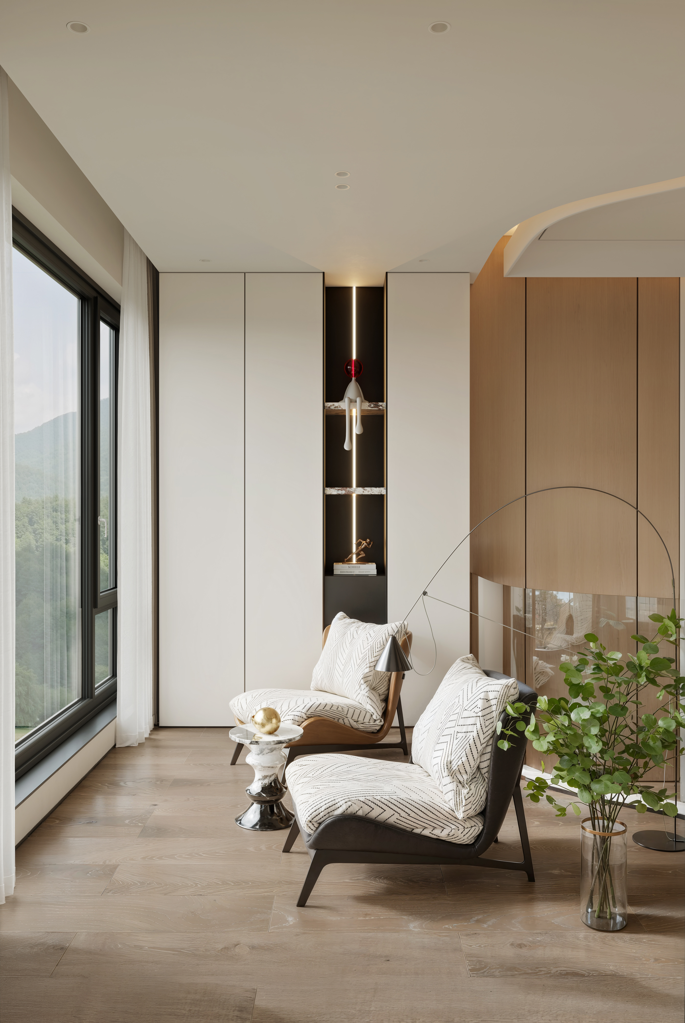 现代挑空别墅 别墅 -17