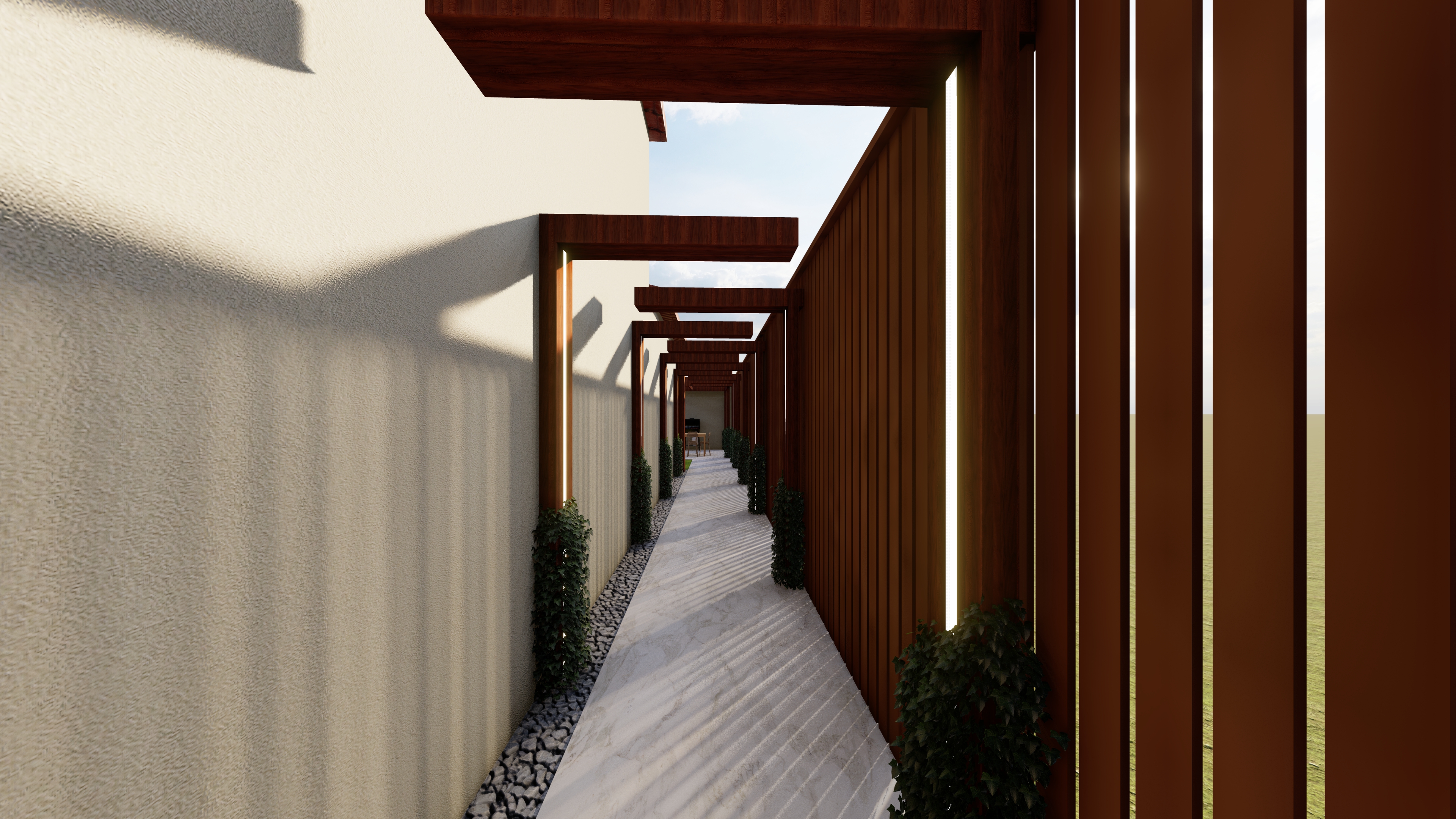 NEW PROJECT : Landscape for a villa in California-4